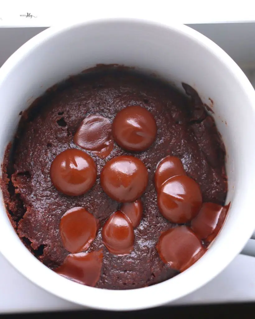 Mug cake fit doble chocolate